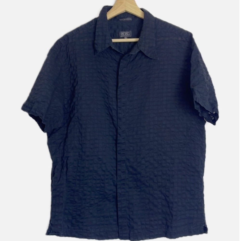 BCBG MaxAzria lightweight cotton texture shirt XL